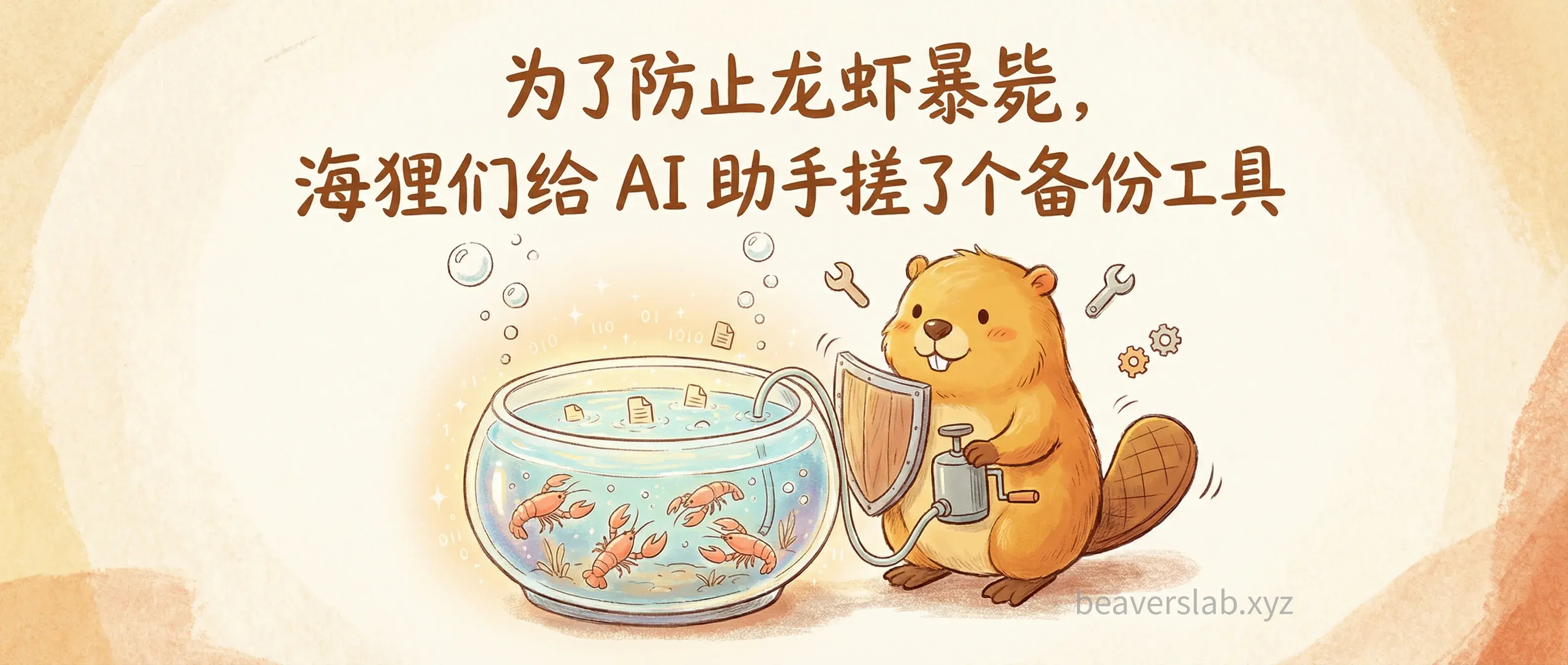 Beaver Claw Backup 交互界面截图